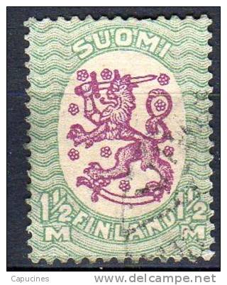 FINLANDE - 1925-29: "Emission D'Helsinki " - N° 116 Obl* - Unused Stamps