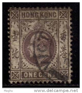 Hong Kong Used 1903, 1c Edward - Usados