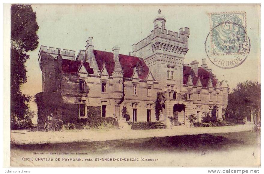 Gironde....33.... .Saint André De Cubzac.. Chateau De Puymorin - Other & Unclassified