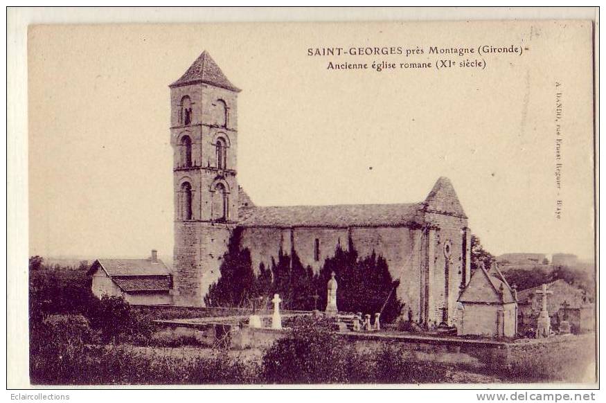 Gironde....33....  Saint  Georges..L'Eglise - Andere & Zonder Classificatie