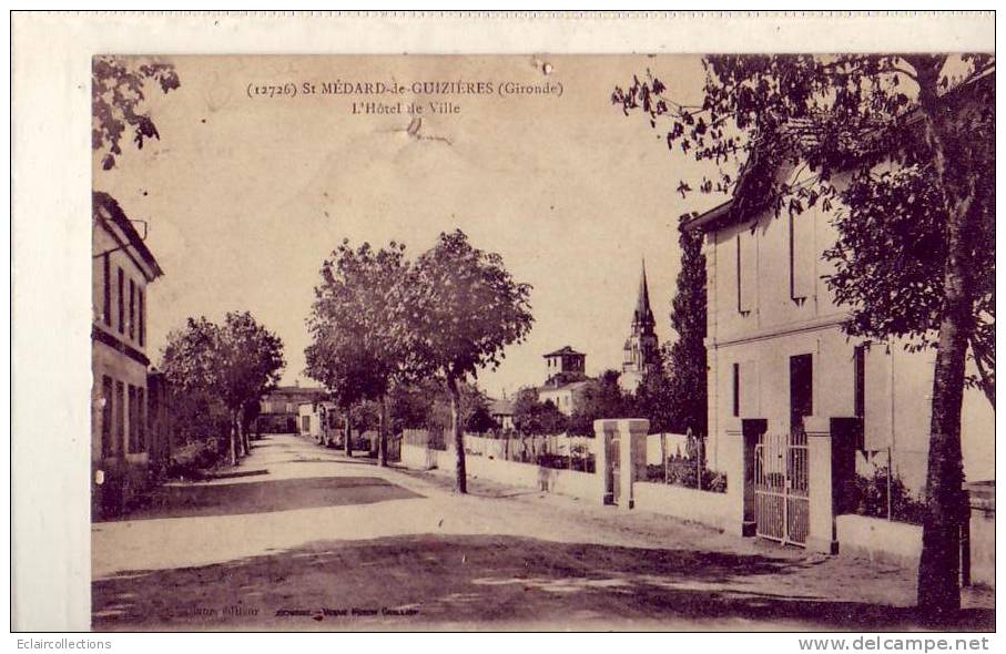 Gironde....33....  Saint Médard De Guizières...Mairie - Andere & Zonder Classificatie