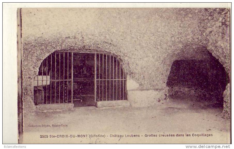 Gironde....33....  Sainte Croix Du Mont..Grottes - Andere & Zonder Classificatie