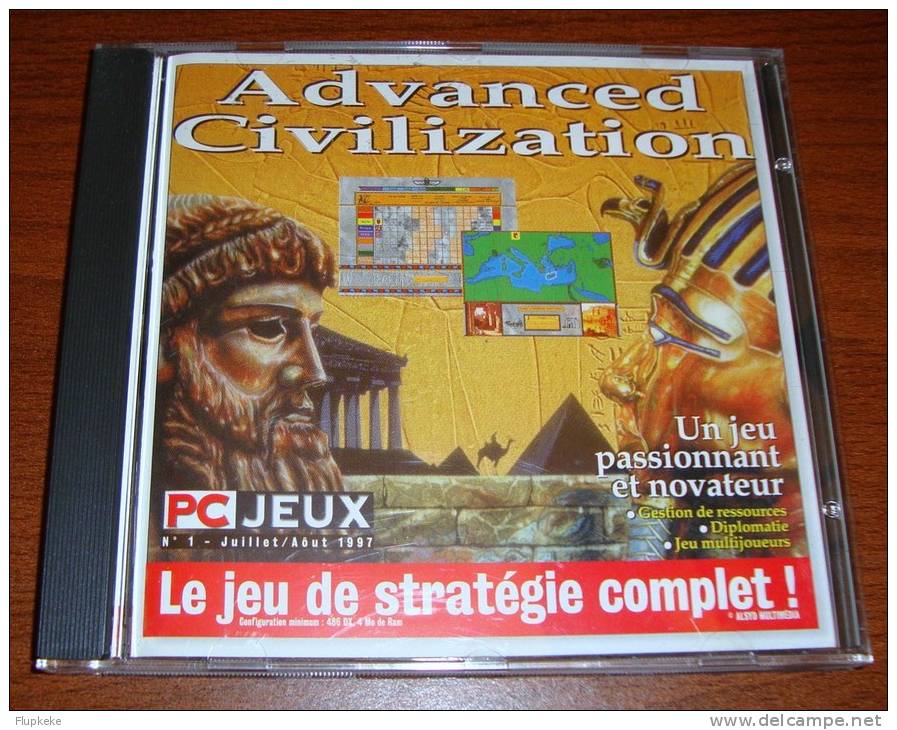 Advanced Civilization Jeu De Stratégie Complet Cd-Rom 1994-1995 - Gezelschapsspelletjes