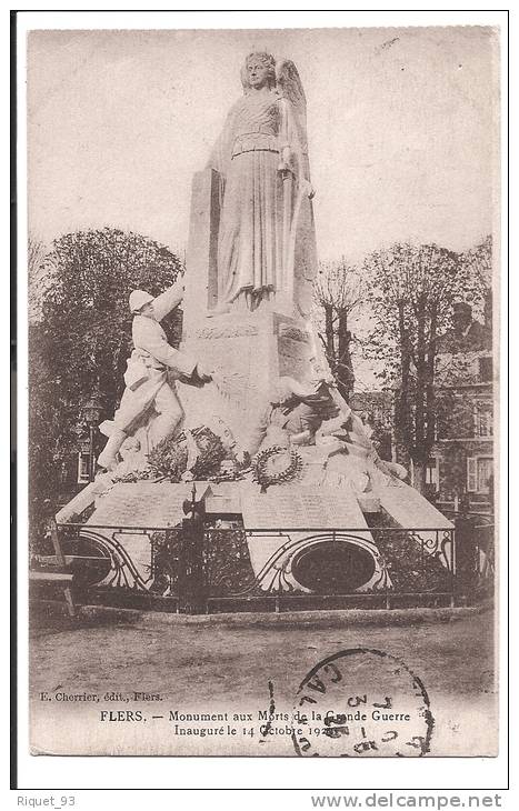 FLERS - Monument Aux Morts De La Grande Guerre - Flers