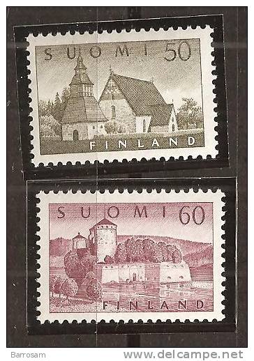 Finland1957: Michel 474-5mnh**(with Full,original Gum) - Unused Stamps