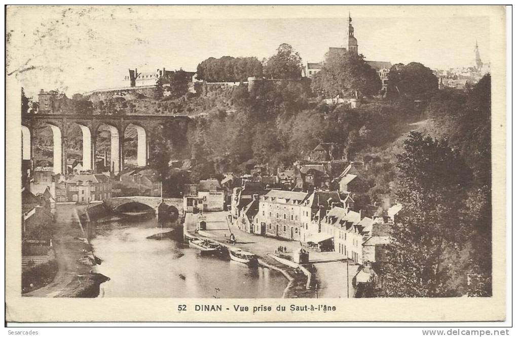 DINAN - VUE PRISE DU SAUT-À-L'ÂNE - - Dinan