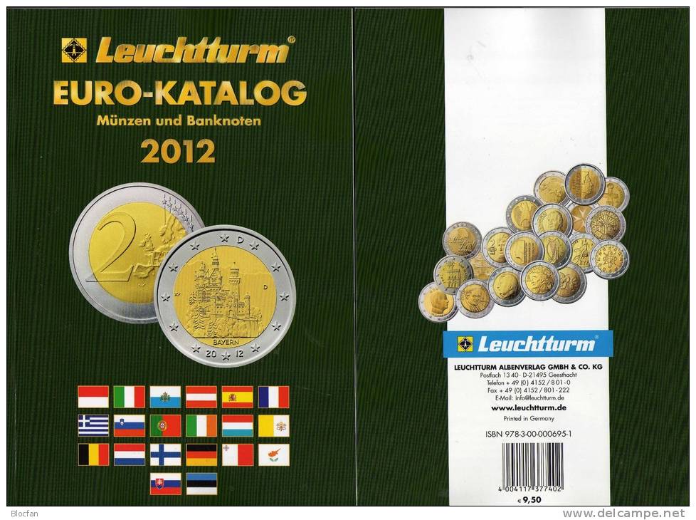 EURO Münzen Und Banknoten Katalog 2012 Neu 10€ Für Numis-Briefe Und Numisblätter Von Europäischen Ländern Mit €-Geld - Numismatik