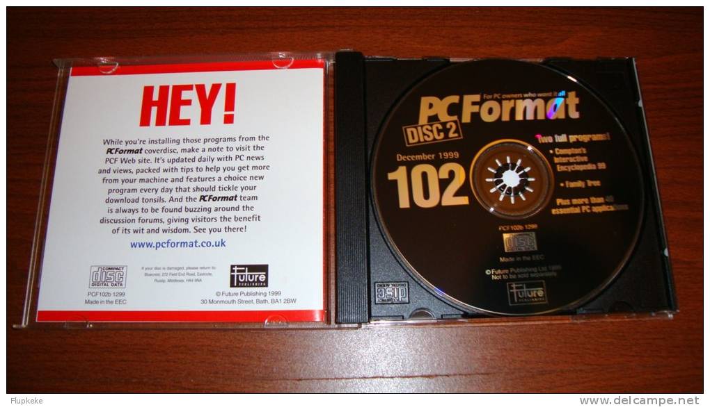 Pc Format 102 Compton Interactive Encyclopédia 1999 On Cd-Rom 2000 - Informatik