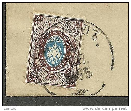 Estland Estonia 1865 Russia Russland Letter From Fellin Viljandi Nach Riga Lettland Latvia - Brieven En Documenten