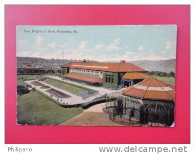 Pennsylvania > Pittsburgh  Zoo Highland Park  1911 Cancel ===   ===ref 368 - Pittsburgh