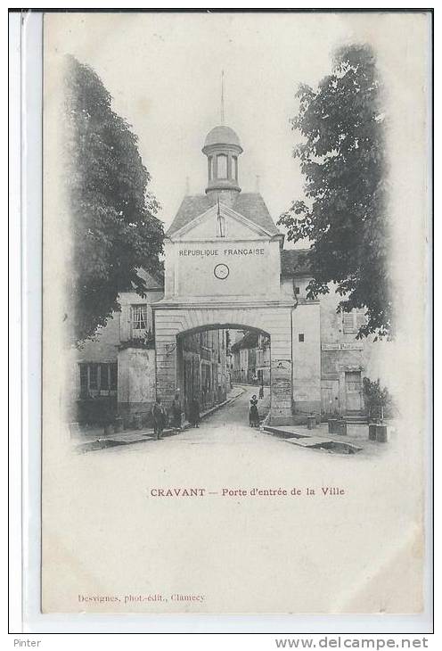 CRAVANT - Porte D'entrée De La Ville - Cruzy Le Chatel