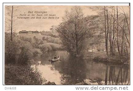 AK - GERMANY - BAD KISSINGEN - KURANLAGEN UND BLICK ZUM BELLE-VUE - 1912 - Bad Kissingen