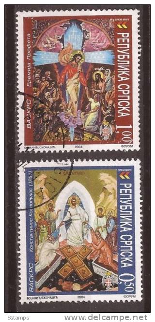 B-1007  BOSNIA REPUBLIKA SRPSKA  298-99  PASQUA EASTER  USED - Easter