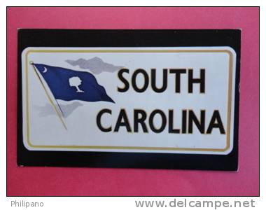 South Carolina > State Flag   Early Chrome    ==== === === Ref 369 - Aiken