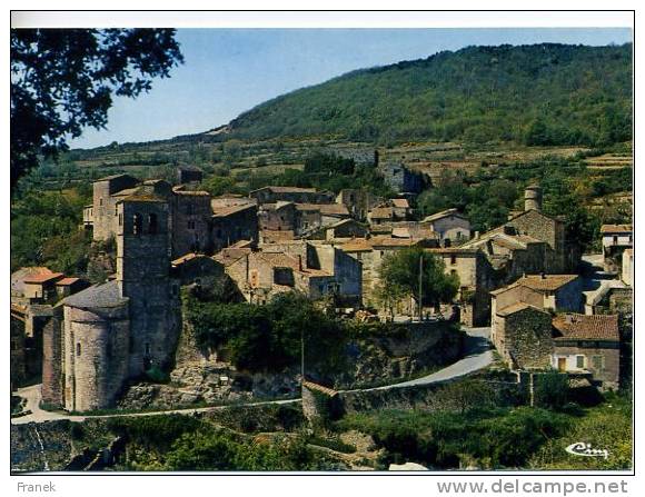 CP34424 - BOUSSAGUES - Ancien Village Fortifié - Vue Générale - Sonstige & Ohne Zuordnung