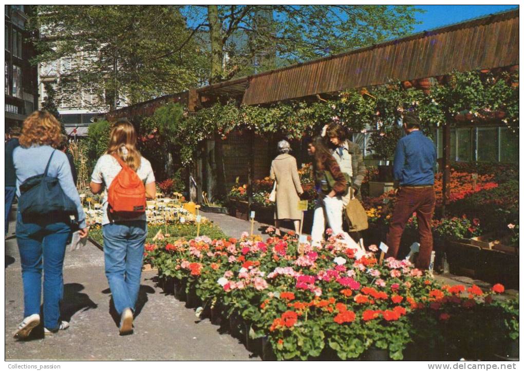 Cp , COMMERCE , Marché , AMSTERDAM , Bloemenmarkt , Marché Aux Fleurs , Ed : Sleding , N° 935.234 - Marktplaatsen