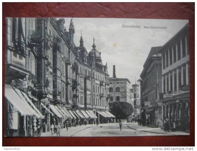 Rosenheim - Münchnerstrasse / Hotel König Otto - Rosenheim