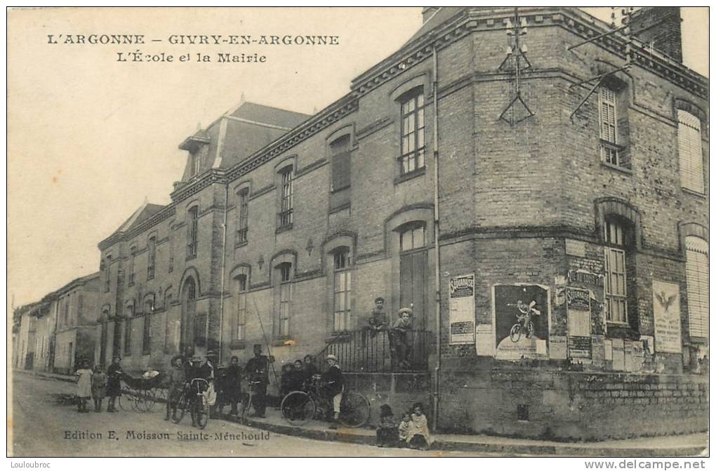 51 GIVRY EN ARGONNE L'ECOLE ET LA MAIRIE - Givry En Argonne