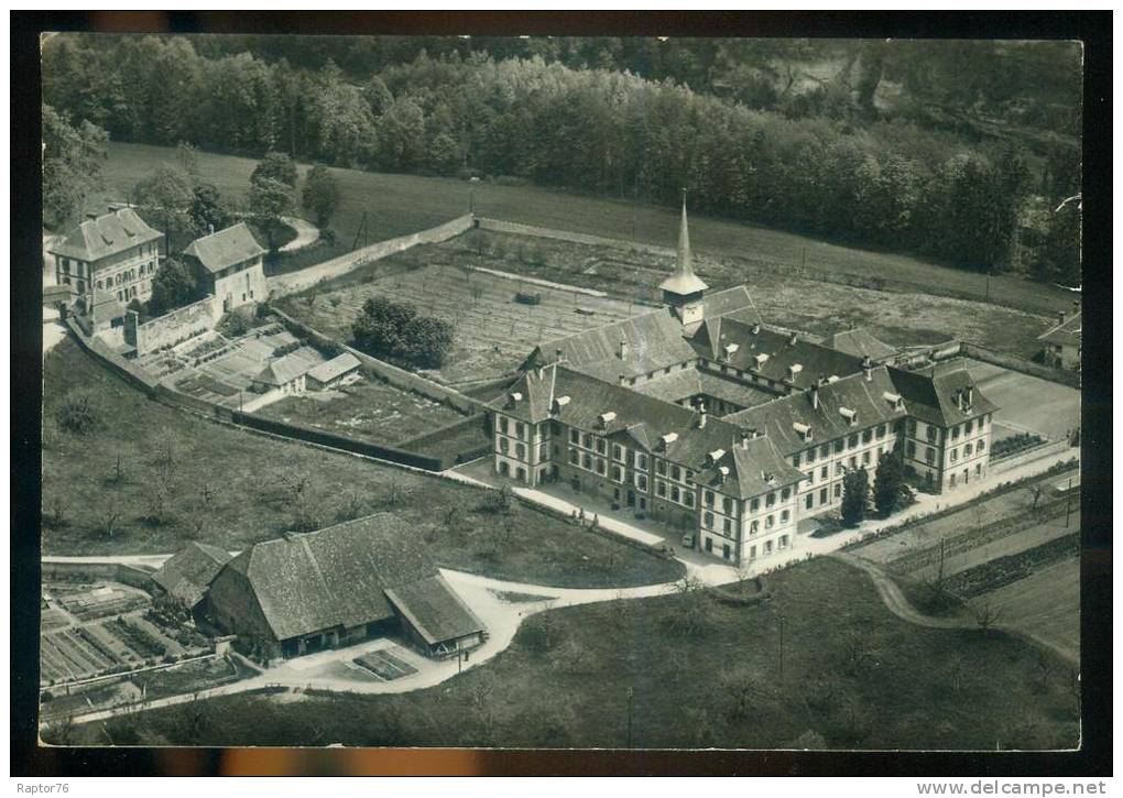 CPM  Suisse Abbaye De HAUTERIVE  Vue Aérienne - Hauterive