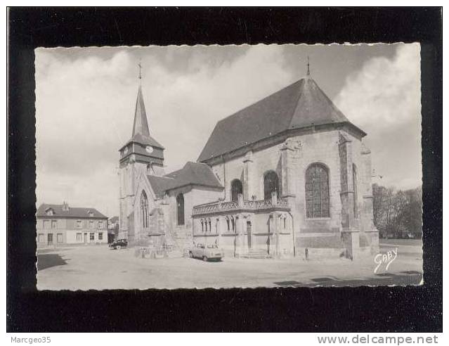 Bourgtheroulde L'église édit.artaud N° 1automobile Simca Aronde - Bourgtheroulde