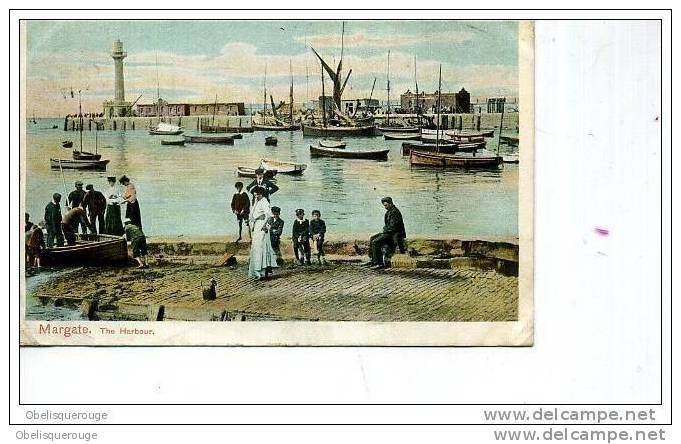 MARGATE THE HARBOUR BELLE ANIMATION 1910 ED STATIOBERY - Margate