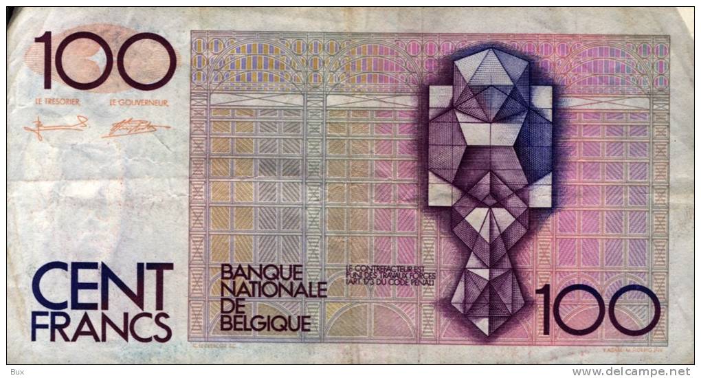 BELGIO  BELGIQUE BILLET DE   100  FRANCS      CONDIZIONI COME DA FOTO           CAT3 PAG4 - 100 Francs