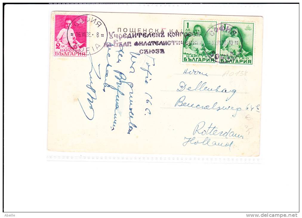 A0158      CP    1938 - Lettres & Documents