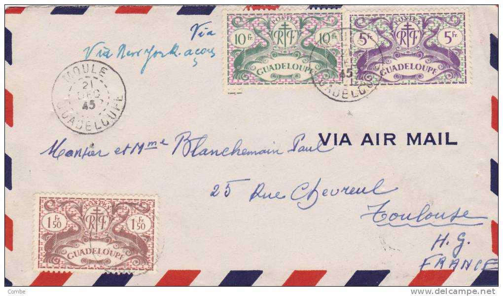 Tres Belle Lettre GUADELOUPE 1945/527 - Sonstige & Ohne Zuordnung