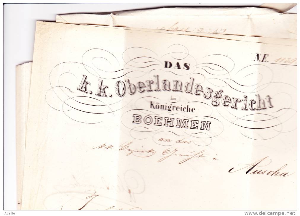 A0171     LETTRE  AVEC CONTENU DE PRAGE  1854 - ...-1918 Prefilatelia