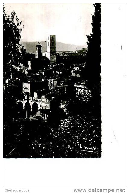 06 GRASSE ECHAPPEE SUR LA VILLE EGLISE  SM N ° 5776  ED MAR 1954 TIMBRE QUIMPER - Grasse