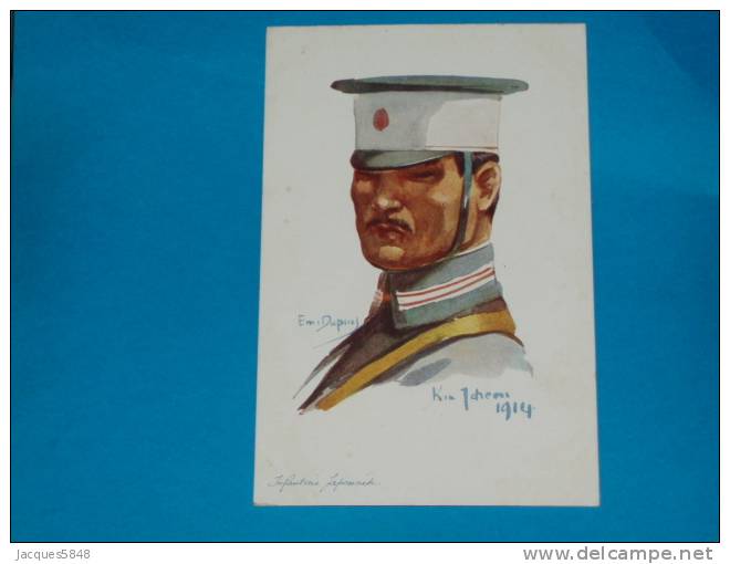 Illustrateurs) Dupuis - Nos Alliés - N° 12 - Infanterie Japonaise - Kia Ichemi 1914   - EDIT - Color - Dupuis, Emile