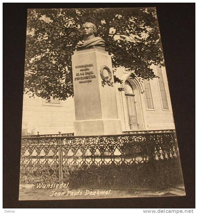 AK  Wunsiedel Jean Paul Denkmal    Um 1910    #AK2852 - Wunsiedel