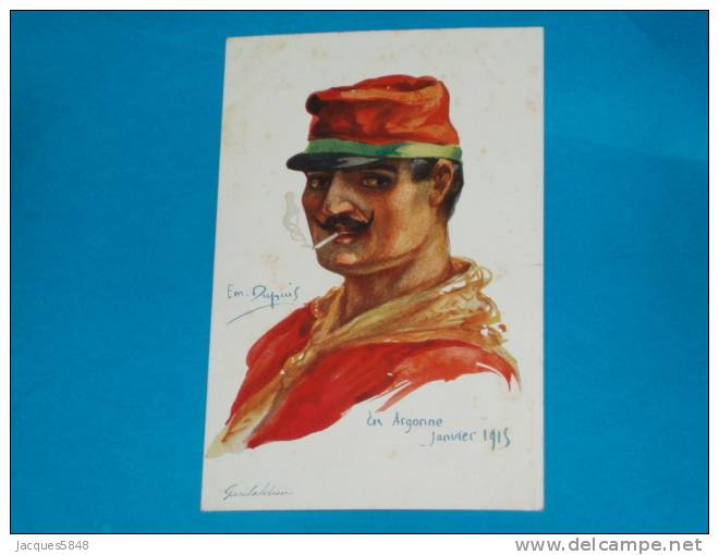 Illustrateurs) Dupuis - Nos Poilus - N° 8 - Garibaldien - En Argonne : Janvier1915  - EDIT - Color - Dupuis, Emile