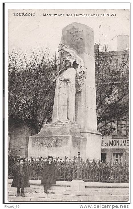 BOURGOIN - Monument Des Combattants 1870-71. - Bourgoin