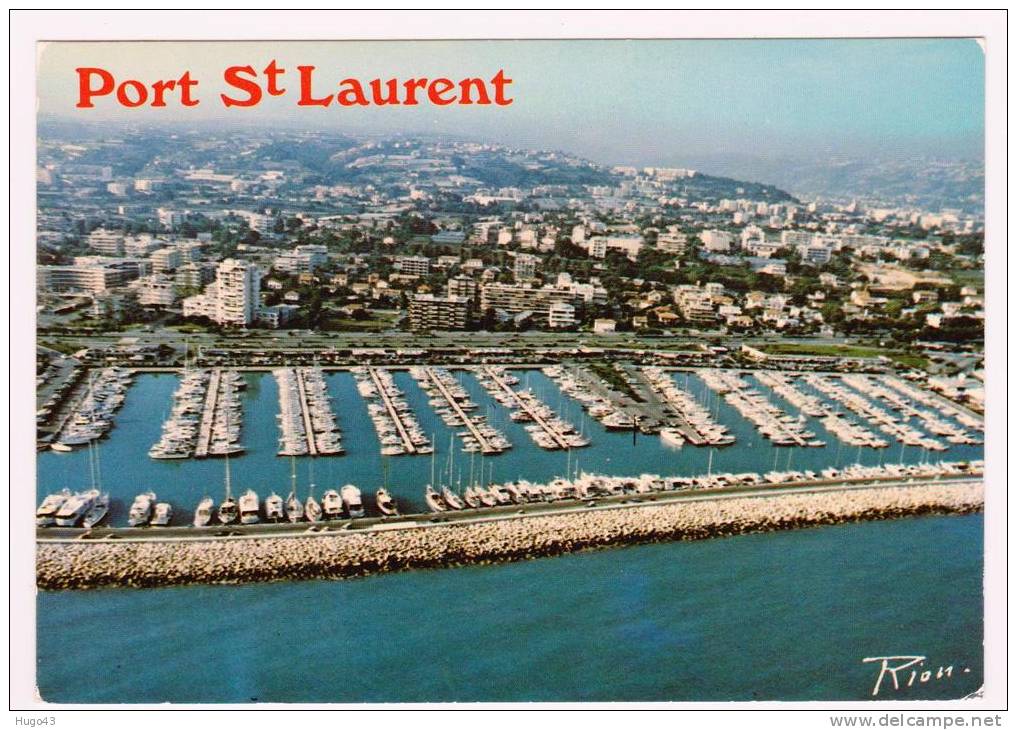 PORT ST LAURENT - VUE AERIENNE - Saint-Laurent-du-Var