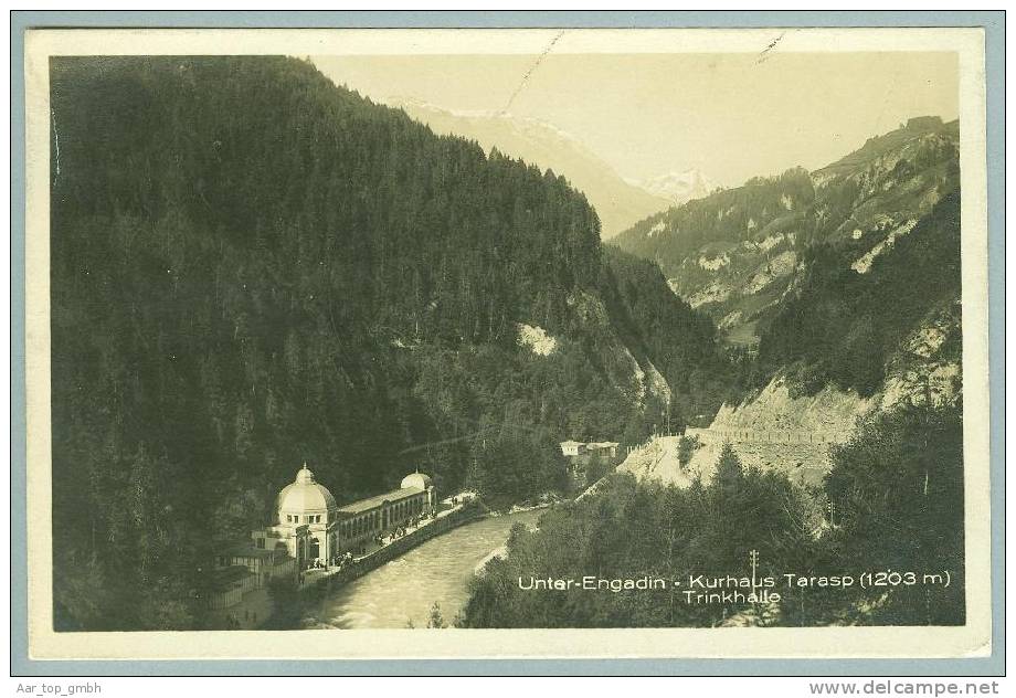 GR Tarasp Kurhaus 1925-07-22 Foto Photoglob #4438 - Tarasp