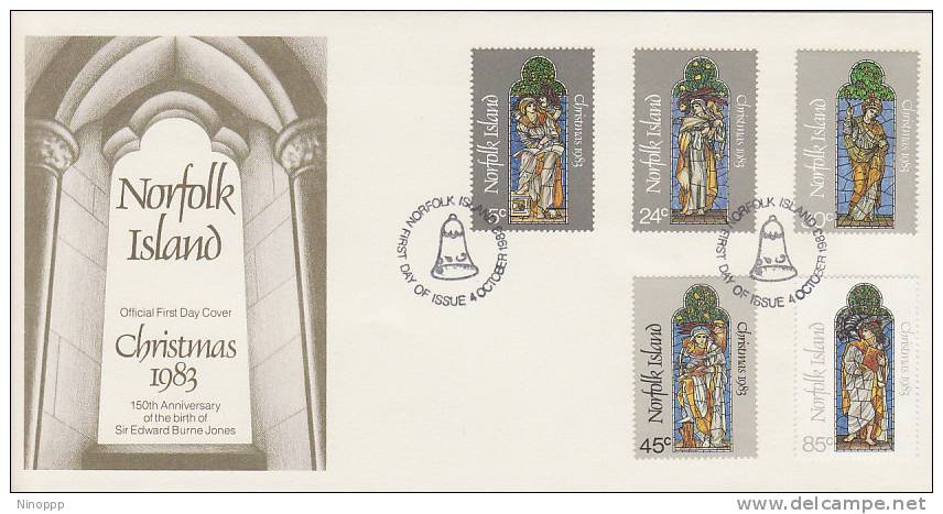 Norfolk Island-1983 Christmas FDC - Isla Norfolk