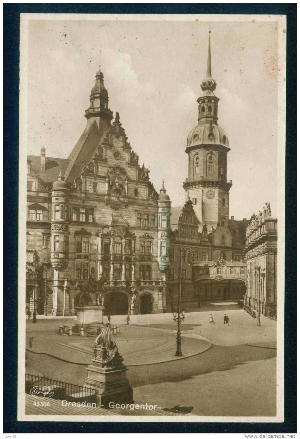 113029 Dresden - GEORGENTOR , MONUMENT HORSE - Deutschland Germany Allemagne Germania - Dresden