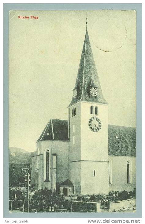 ZH ELGG Kirche 1910-07-30 Foto J.Weiss #1864 - Elgg