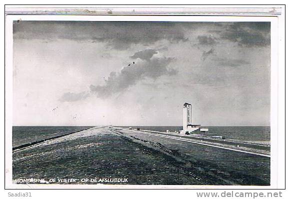 DEN  OEVER    MONUMENT  DE  VLIETER  OP DE  AFSLUITDIJK     CPSM          1P246 - Den Oever (& Afsluitdijk)