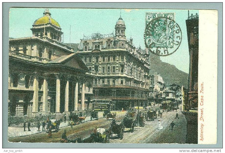 Südafrika Cape Town Adderley Street 1910-11-21 Kutschen - Afrique Du Sud