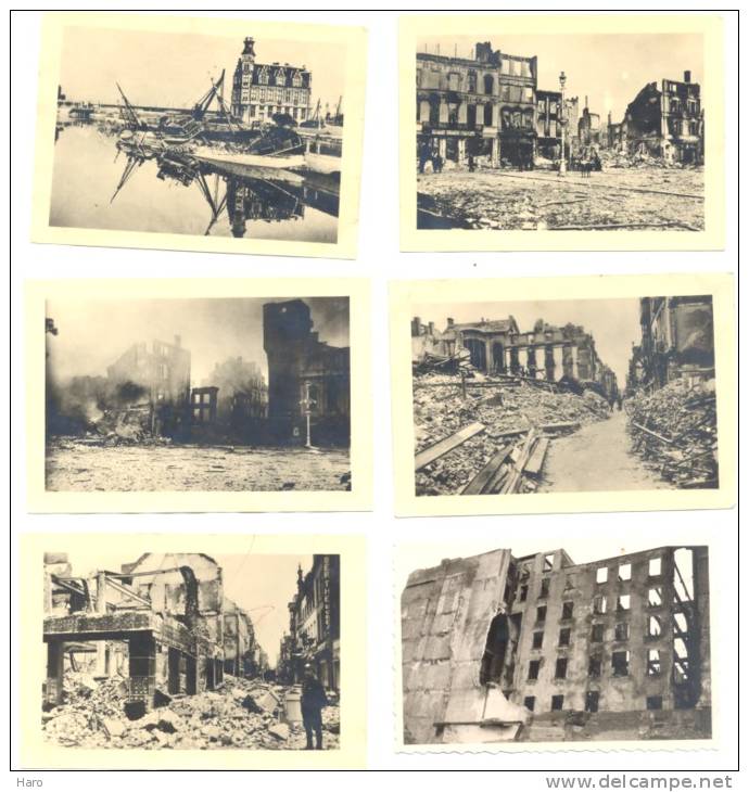 OOSTENDE - OSTENDE Avprès 1940 - Lot Van 12 Foto´s (sf54) - Guerre 40/45 - Lieux