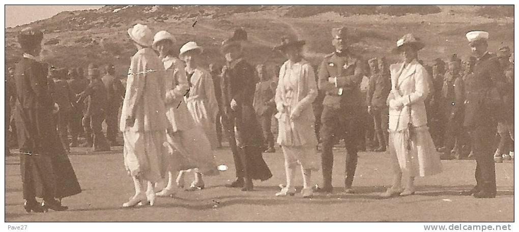 Photo Militaire 1914 1918 - Tunisie BIZERTE Camp Du Nador Personnalités - Serbes - Guerre 1914-18