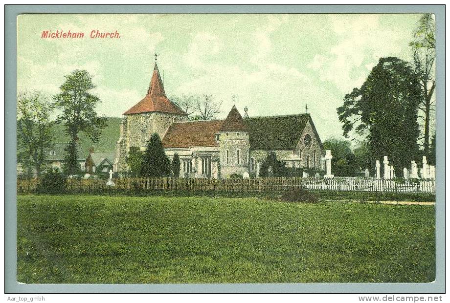 Grossbritanien Surrey MICKEHAM Church Ungebraucht Foto S.B.219 - Surrey