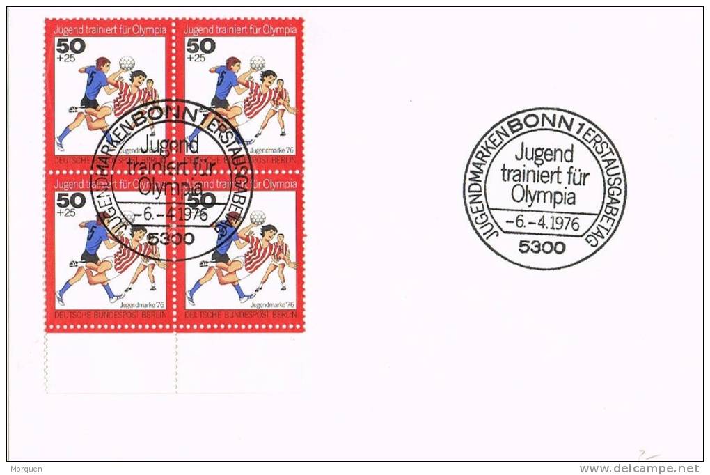 2726.Tarjeta BONN (Alemania Berlin) 1976. Jugend Olympia - Brieven En Documenten