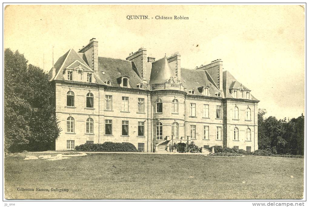 CPA  22 - QUINTIN    -    Château Robien      (TBE) - Quintin