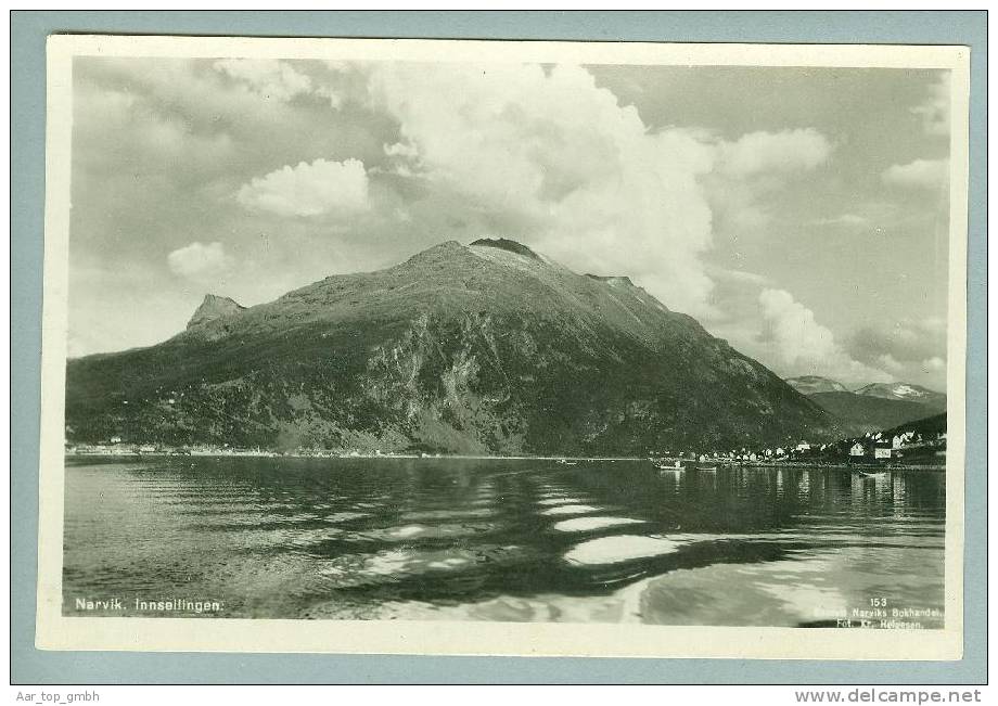 Norwegen NARVIK Innseilingen ~1940 Foto #153 - Norvège