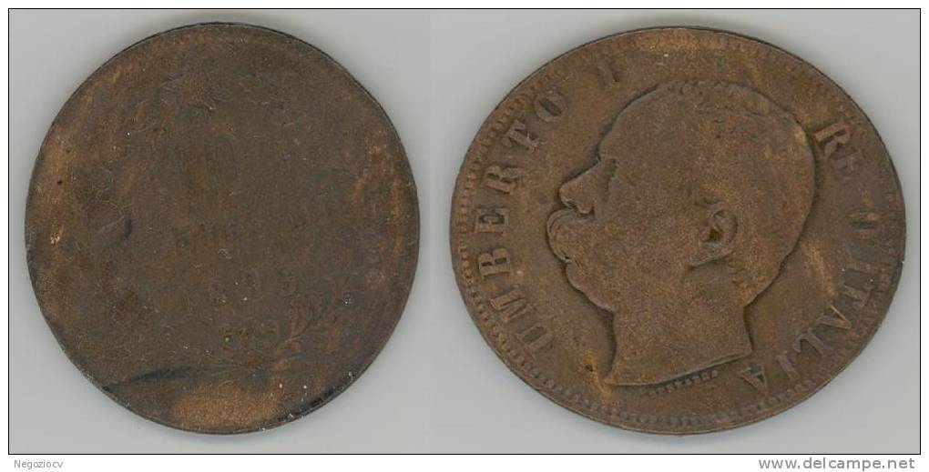 Regno - 10 Centesimi 1893 - 1878-1900 : Umberto I.