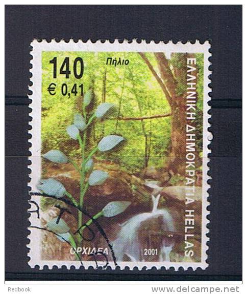 RB 808 - Greece 2001 - 140d  Orchid - SG 2161 Fine Used Stamp - Flora Flower Theme - Used Stamps