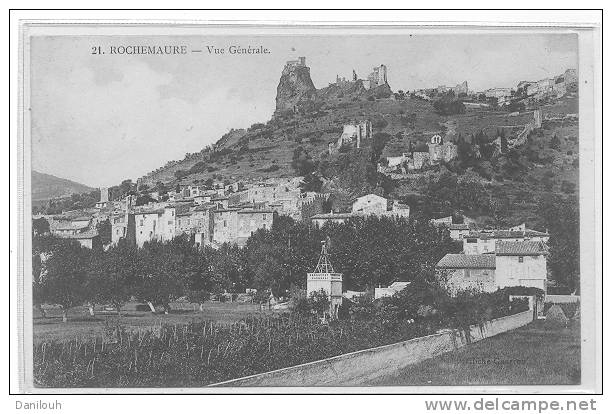 07 // ROCHEMAURE    Vue Générale   N° 21 - Rochemaure